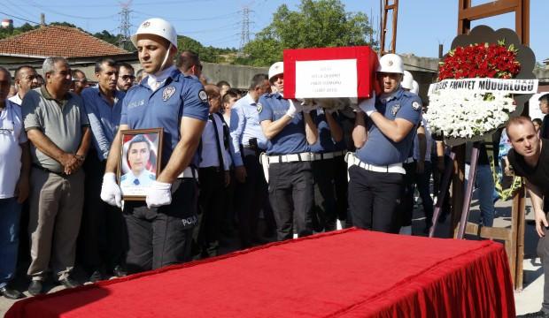 Genç polis memuruna son tören
