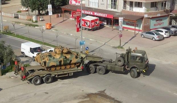 Sınır birliklerine tank sevkiyatı