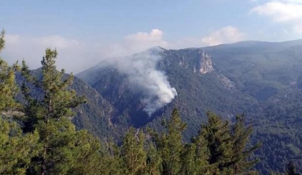 Amanos Dağları'nda orman yangını