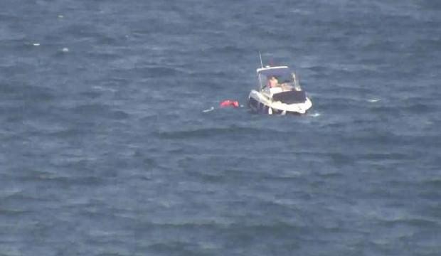 Marmara Denizi'nde alabora olan teknedeki 4 kişi kurtarıldı
