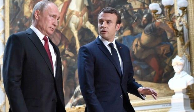 Putin ve Macron'dan İdlib görüşmesi