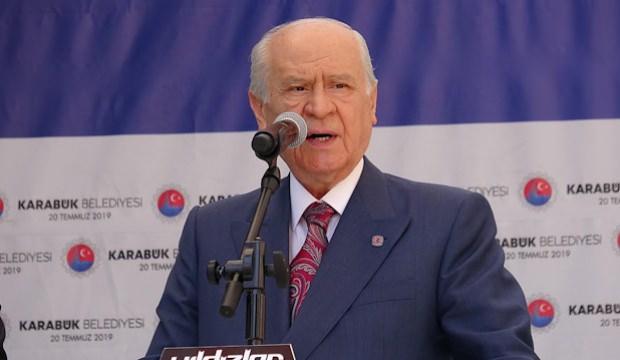 Devlet Bahçeli: Fırat'ın Doğusu ateşe verilmeli