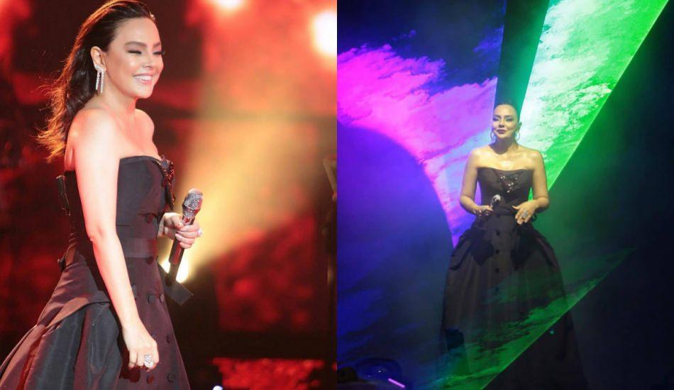 Ebru Gündeş 5 günlük Harbiye konserinden kareler paylaştı