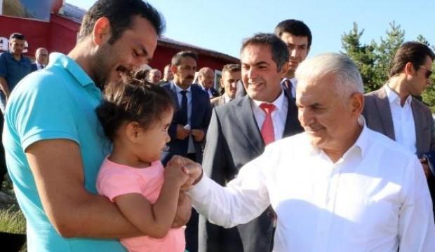 Binali Yıldırım'a memleketinde yoğun ilgi