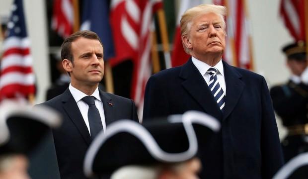 Donald Trump'tan Macron'a suçlama!