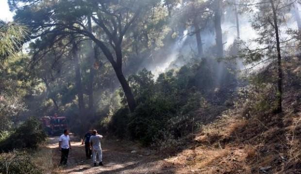 Marmaris'te aynı yerde 3'üncü orman yangını