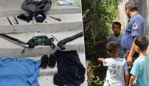 Sokakta buldukları silahla oynayan çocuklar ölümden döndü