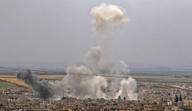Rus savaş uçakları bombaladı! Ölüler var