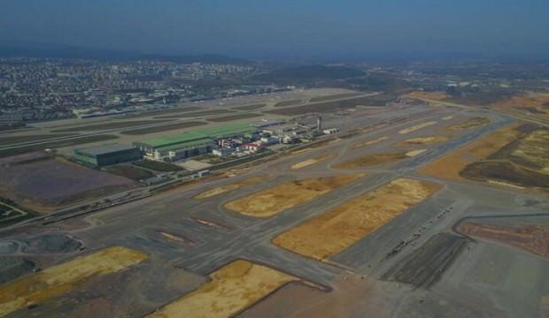 Sabiha Gökçen Havalimanı’nda ikinci pistin yapımı sürüyor