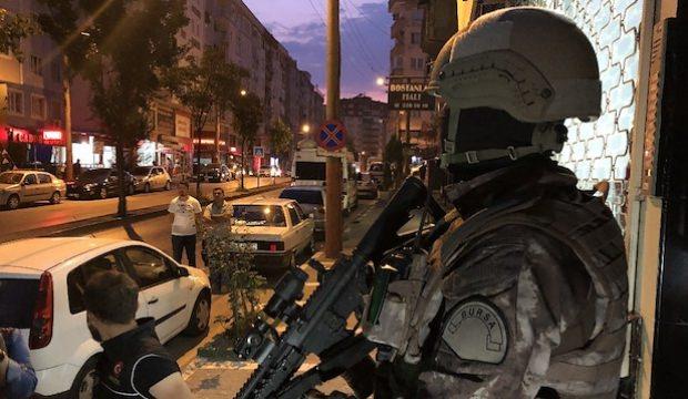 500 polisle Bursa merkezli uyuşturucu operasyonu