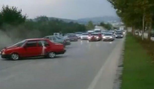 Düğün konvoyunda driftçilere ceza yağdı!