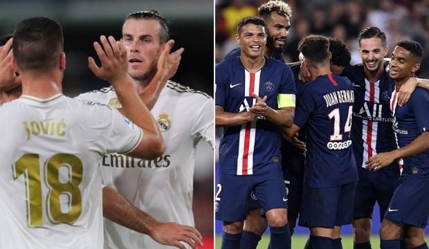 G.Saray'ın rakipleri PSG ve Real Madrid'in kadroları