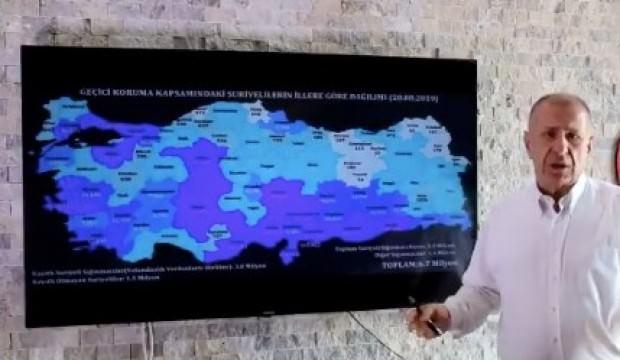İYİ Partili Özdağ, halkı Suriyelilere karşı kışkırtmaya çalışıyor