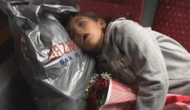 Metrobüste yürek burkan görüntü