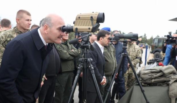 Bakan Soylu, Ukrayna'da tatbikata katıldı