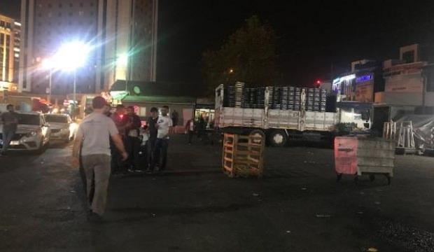 Meyve sebze halinde silah sesleri: 2 yaralı