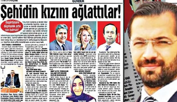 Şehit kızını savunan gazeteci ve gazetesine ceza verildi!