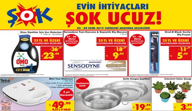 ŞOK 08 Ekim aktüel kataloğu! Sıvı Deterjan ve oyuncaklarda indirim