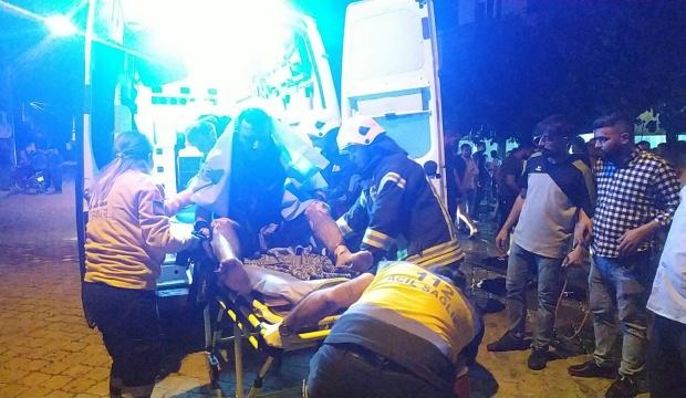 Üzerine benzin döküp kendini yaktı