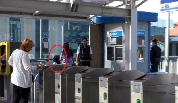 Genç kız çığlık attı, metrobüsteki şüpheli yakalandı