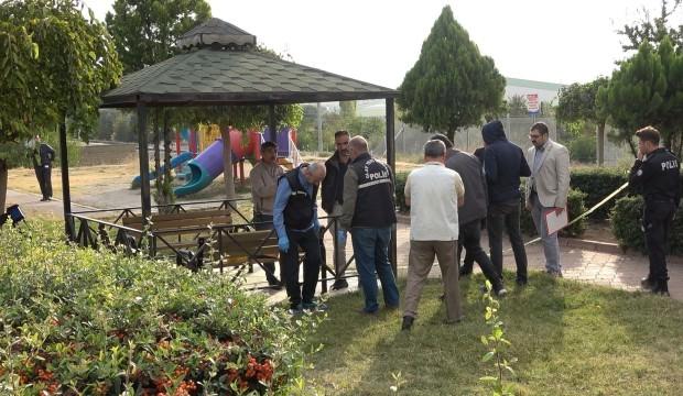 Çocuk parkının yanında korkunç görüntü