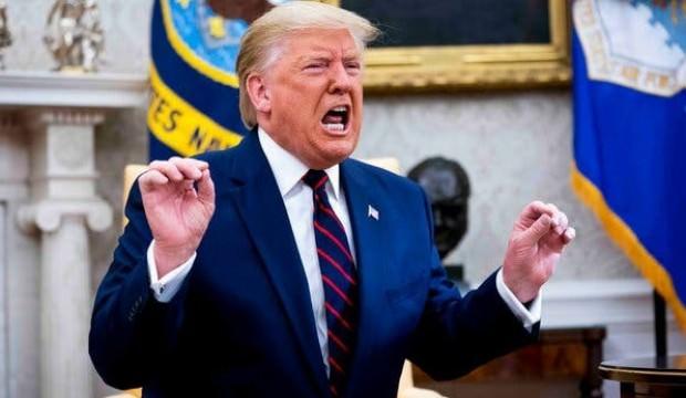 Trump’tan sert sözler: Bir köpek gibi pes etti!