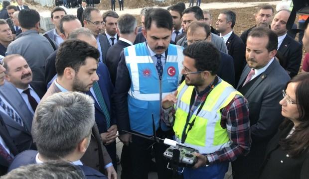 Bakan Kurum millet bahçelerini inceledi