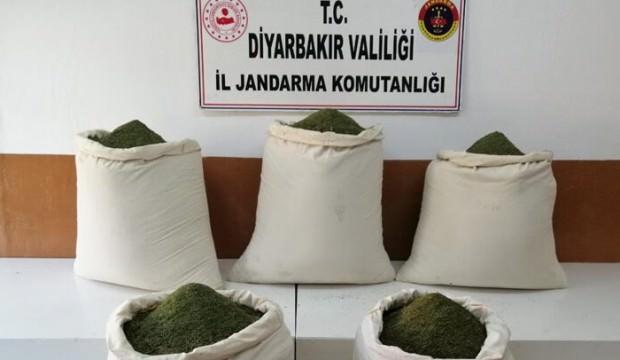 Lice'de 220 kilo esrar ele geçirildi
