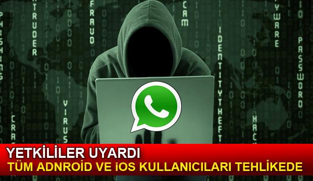 whatsapp yine tehlike saciyor android