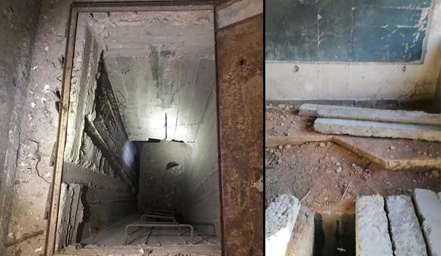 Teröristler okuldan tünel kazmışlar!