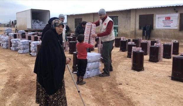 Sadakataşı Derneğinden Suriyeli yetimlere kışlık yardım