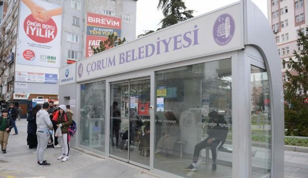 Çorum’da toplu ulaşımda akıllı durak dönemi