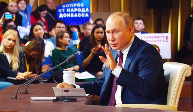 Canlı yayında flaş sözler! Putin'den Türkiye, Erdoğan ve Libya açıklaması
