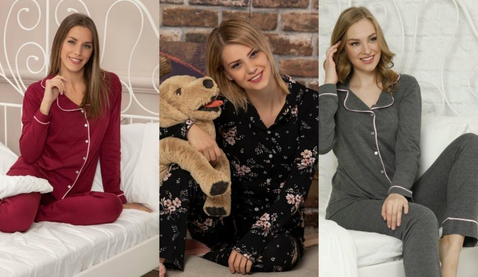 2020 Kadın kışlık pijama takımı modelleri ve fiyatları