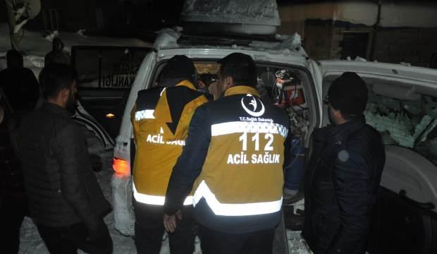 Yüksekova'da hasta kurtarma operasyonu
