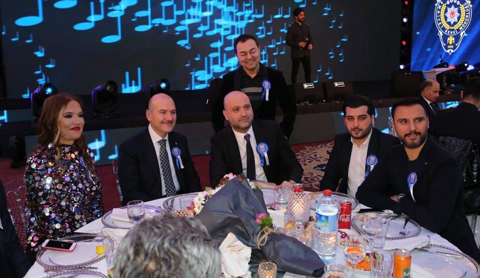 bakan soylu ve unlu isimler polis
