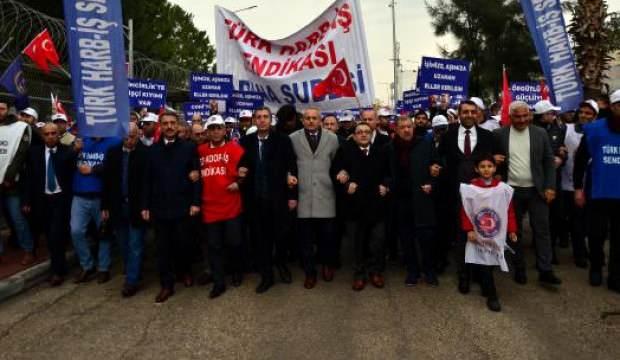 İncirlik’te işten çıkarılmalara karşı eylem