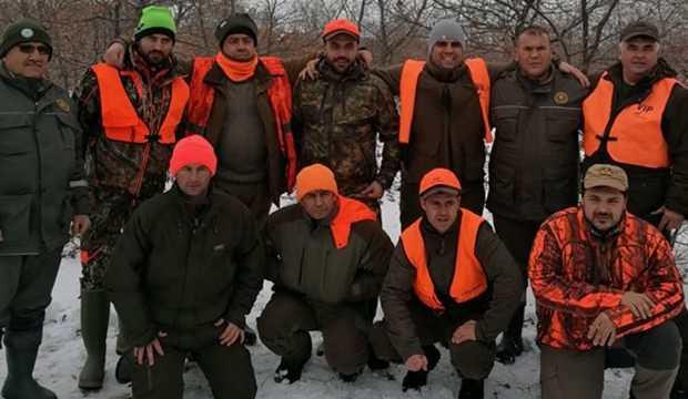 Bulgaristan'dan gelip 22 yaban domuzu avladılar
