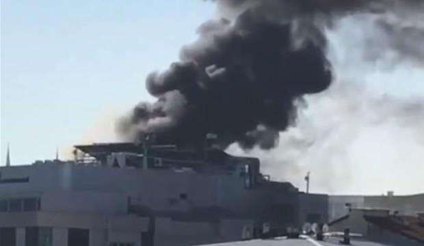 İzmir'de özel hastanede yangın korkuttu