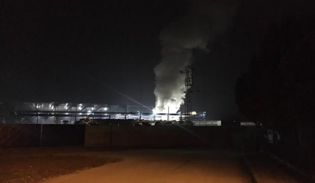 Bartın’da fabrika deposunda yangın
