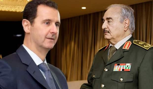 Darbeci Hafter heyetinden Esed rejimine üst düzey manidar ziyaret!