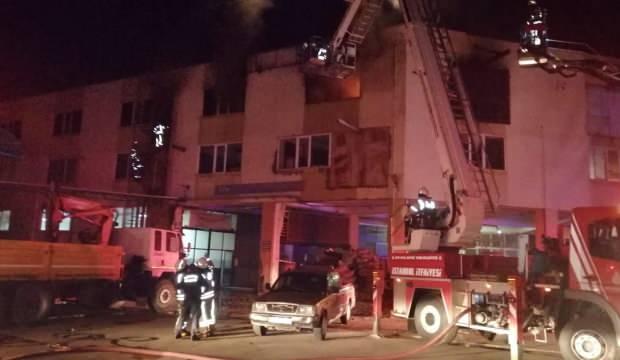 Tuzla'da sanayi sitesinde yangın!