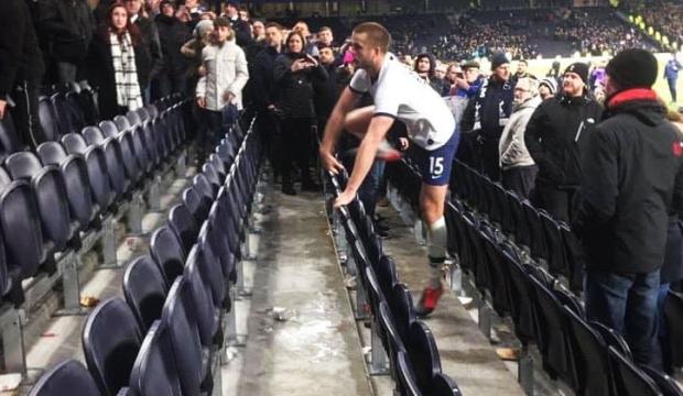 Tribünde taraftar kovalayan Eric Dier'e 4 maç ceza