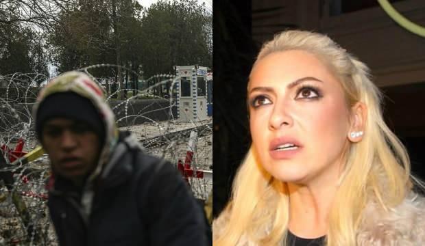Hadise'den Yunanistan'ın mültecilere uyguladığı insanlık dışı müdahaleye sert tepki