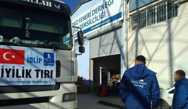 Adıyaman'dan İdlib'e 20 TIR'lık insani yardım