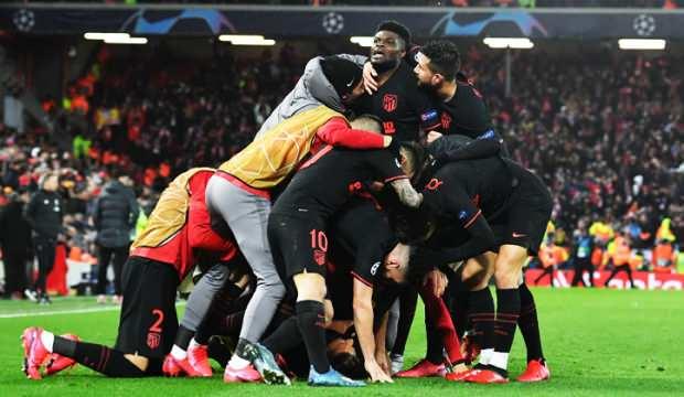 Şampiyonlar Ligi'nde nefes kesen maç Atletico Madrid'in