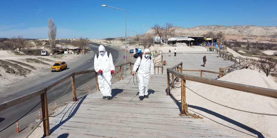 Turist diyarı Kapadokya'ya Koronavirüs önlemi