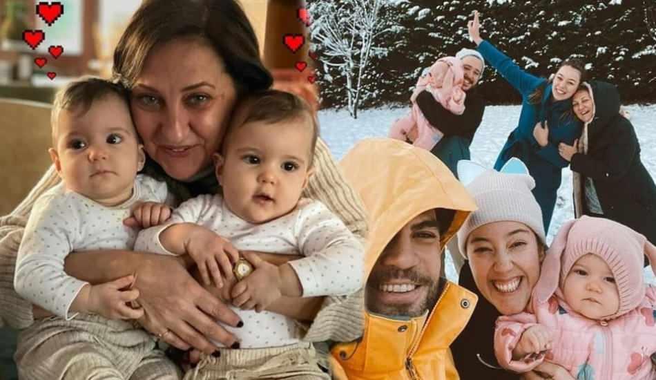 Pelin Akil ve Anıl Altan'dan babaanneyi ağlatan kutlama