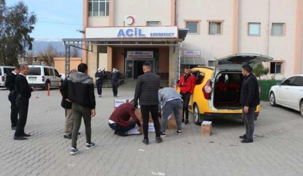 Silopi esnafından sağlık personeline destek