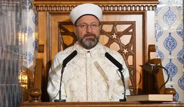 Diyanet İşleri Başkanı Erbaş: Virüsü sabırla aşacağız